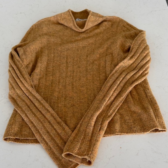 Madewell Sweaters - Madewell Women's Camel Cowl Neck Sweater
